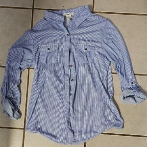 Passport Blue and White Striped Shirt